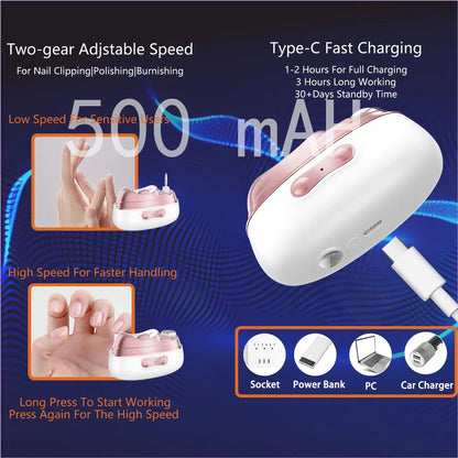 4-in-1 Electric Nail Clipper