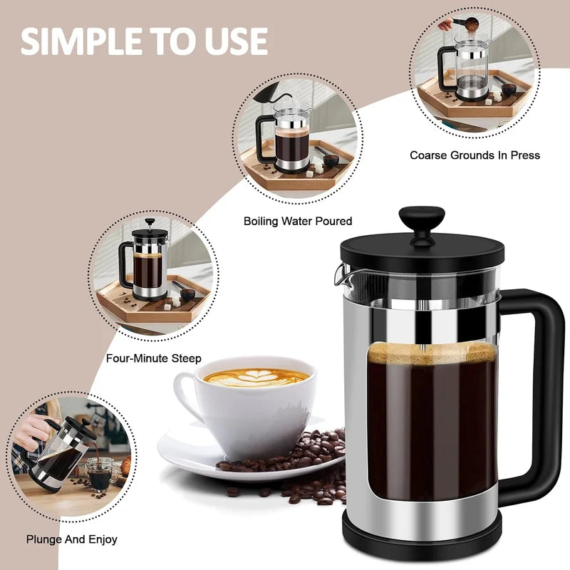 Hetai Glass Coffee Plunger