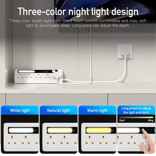 Go-Des Multi-Port Power Strip