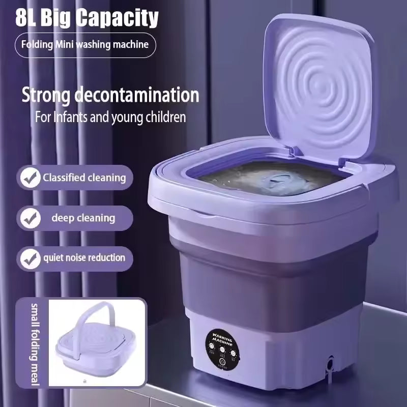 Foldable Mini Laundry Machine