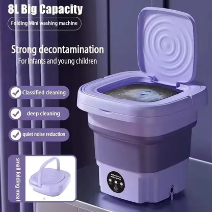Foldable Mini Laundry Machine